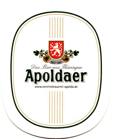 apolda ap-th apoldaer oval l o 1-10a (230-das bier aus)